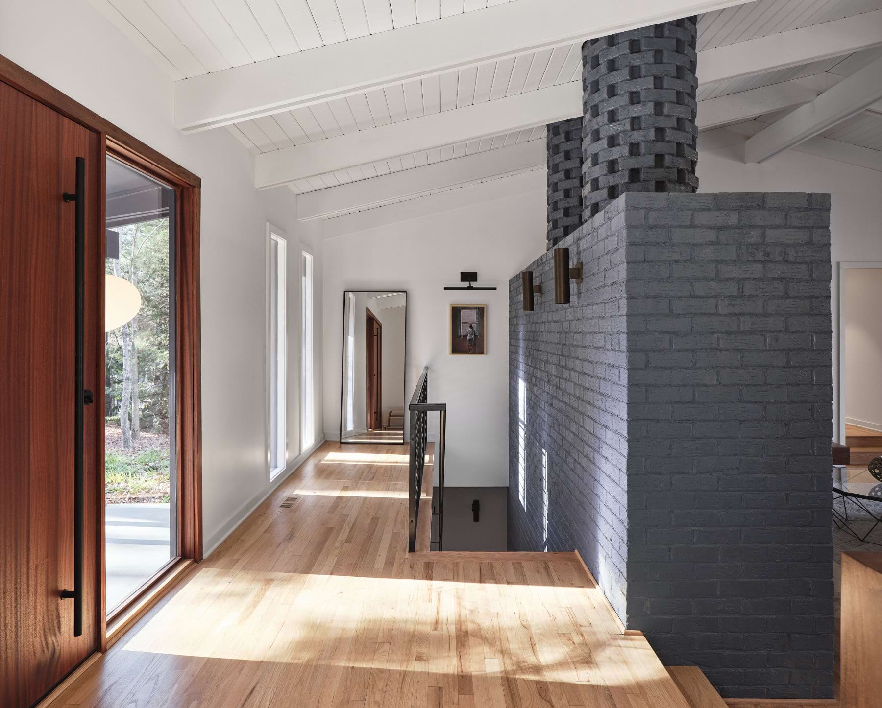 Interior view of entry.