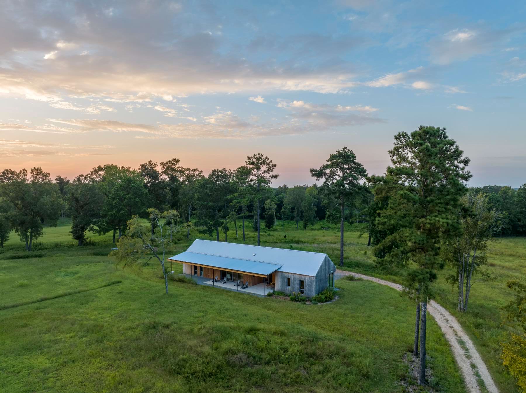 Drone aerial view of home.